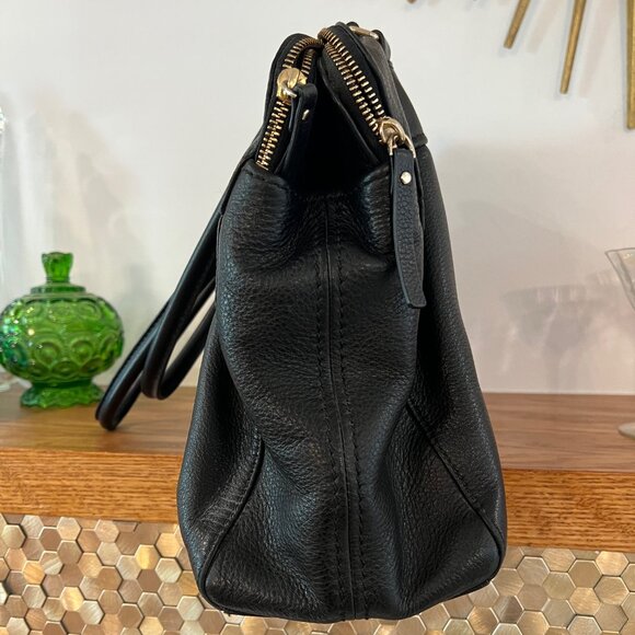 Kate Spade Cobble Hill Kiernan Black Leather Shoulder Bag - Picture 2 of 5